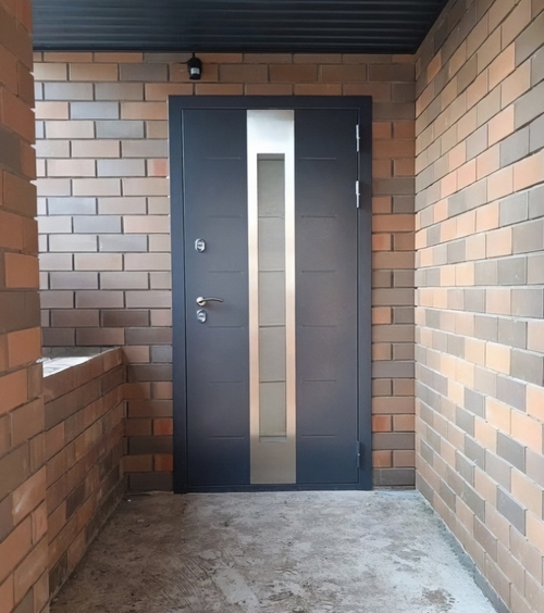 Порошковая дверь со стеклом Порошковая дверь со стеклом